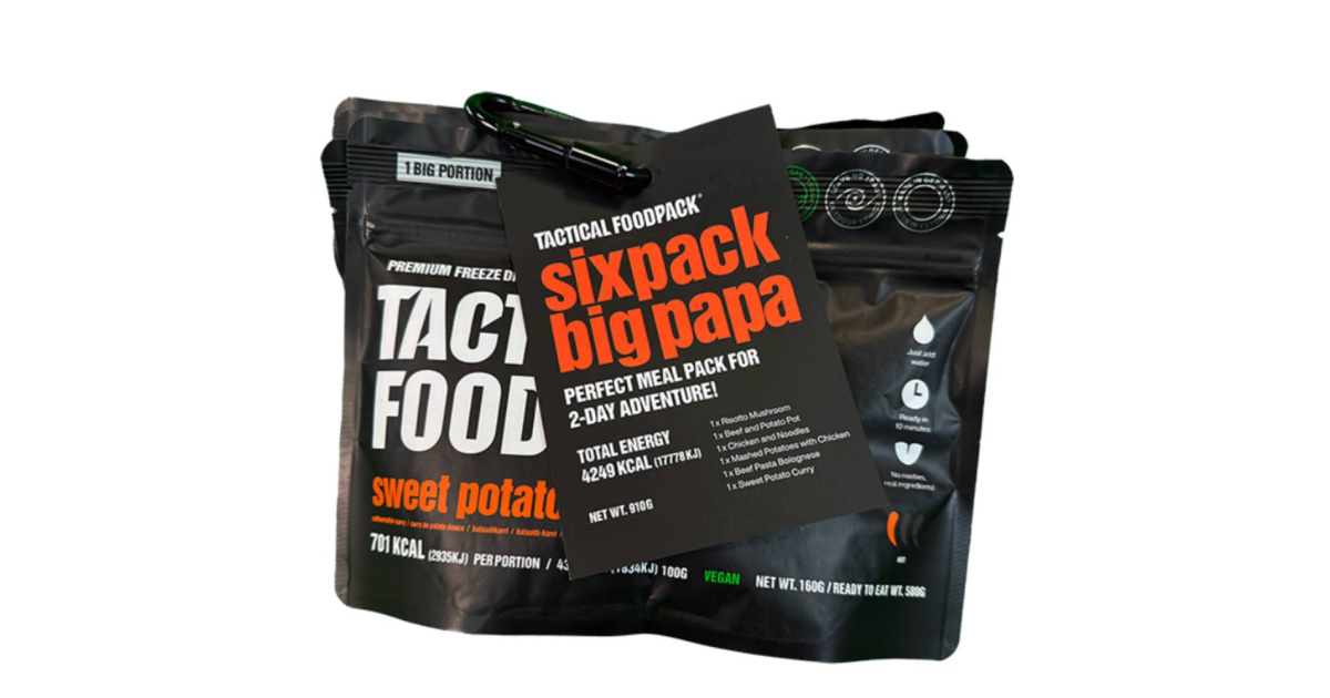 MRE balíček 6-pack Big Papa, Tactical Foodpack | Army shop Armed.cz