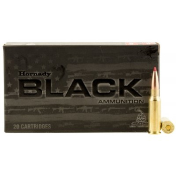 Puškové náboje 6,5 Grendel Black Line ELD Match, 123 gr, 20 ks, Hornady