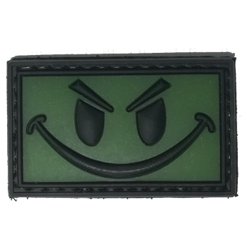 PVC nášivka Smile, svítící, ARMED PATCHES