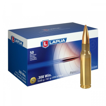 Puškové náboje 308 Win. Open Tip Match SCENAR, 167 gr, 50 ks, Lapua