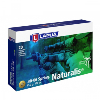 Puškové náboje 30-06 Spring. Naturalis, 170 gr, 20 ks, Lapua