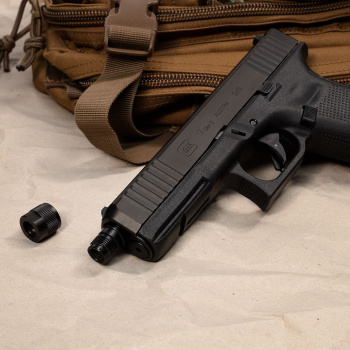 Kovová krytka závitu hlavně Glock pro závit M12x0,75, pravý