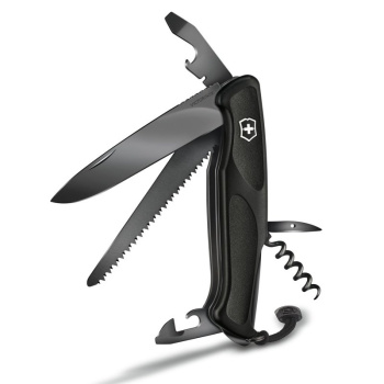 Švýcarský nůž Ranger Grip 55 Onyx, černý, Victorinox