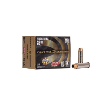 Revolverové náboje 38 Special JHP Hydra Shok Premium Personal Defence, 110 gr, 20 ks, Federal