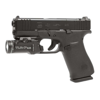 Pistole Glock 43X MOS, 9 mm Luger, svítilna Streamlight TLR-7 Sub