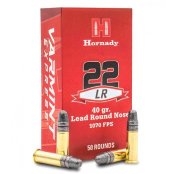 Malorážkové náboje 22 LR Varmint Express LRN, 40 gr, 50 ks, Hornady