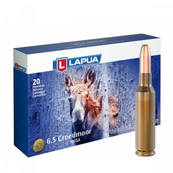 Náboje Lapua 6,5 Creedmoor MEGA, E471, SP, 10, 10g, 156gr, 20 ks