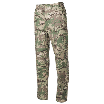 Kalhoty BDU US Combat Pants, MFH, Rip Stop, Operation Camo