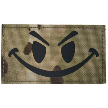 Nášivka reflexní Evil Smiley, Multicam