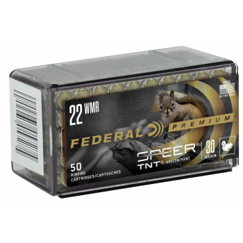 Náboje 22WMR V-Shok Speer TNT JHP, Federal, 30 gr, 50 ks