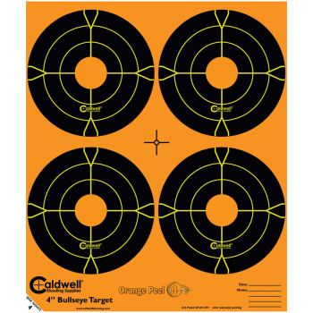 Terče Orange Peel Bullseye, Caldwell, 4", 10 ks