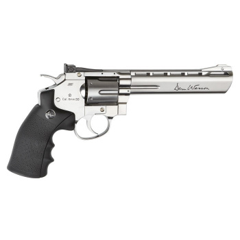 Airsoftový revolver Dan Wesson, 6″ chromovaný