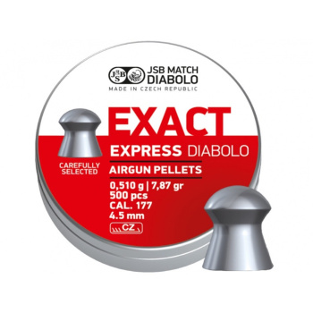Diabolo JSB Exact Express, ráže 4,52 mm (.177), 500 ks