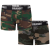 Pánské boxerky Brandit s logem, woodland-darkcamo, 2 kusy, S