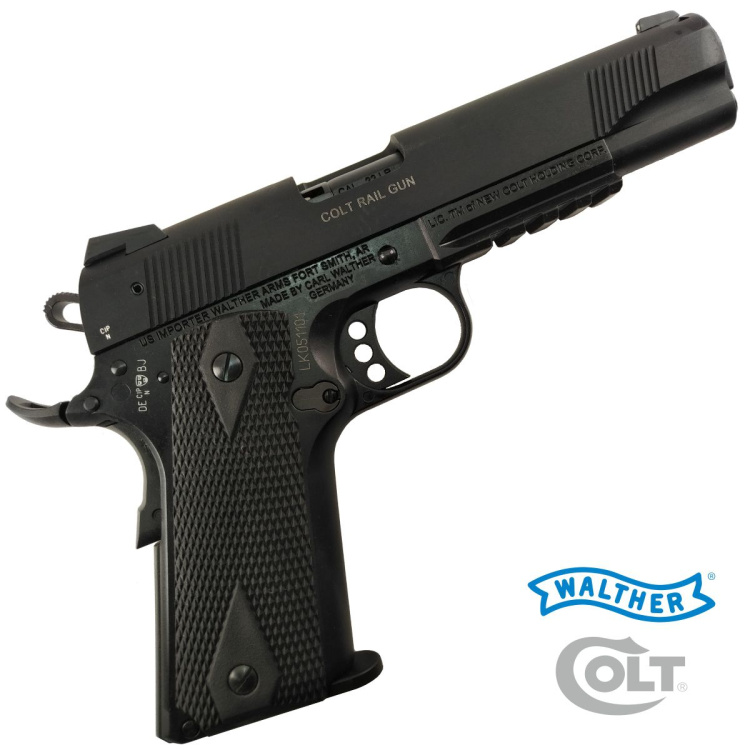 Pistole Walther Colt 1911 Rail Gun, 22 LR