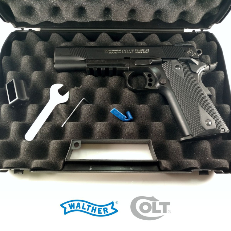 Pistole Walther Colt 1911 Rail Gun, 22 LR