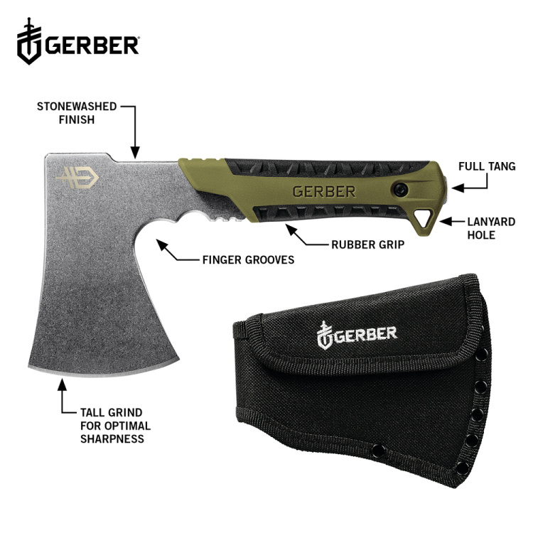 Sekera Gerber Pack Hatchet, zelená