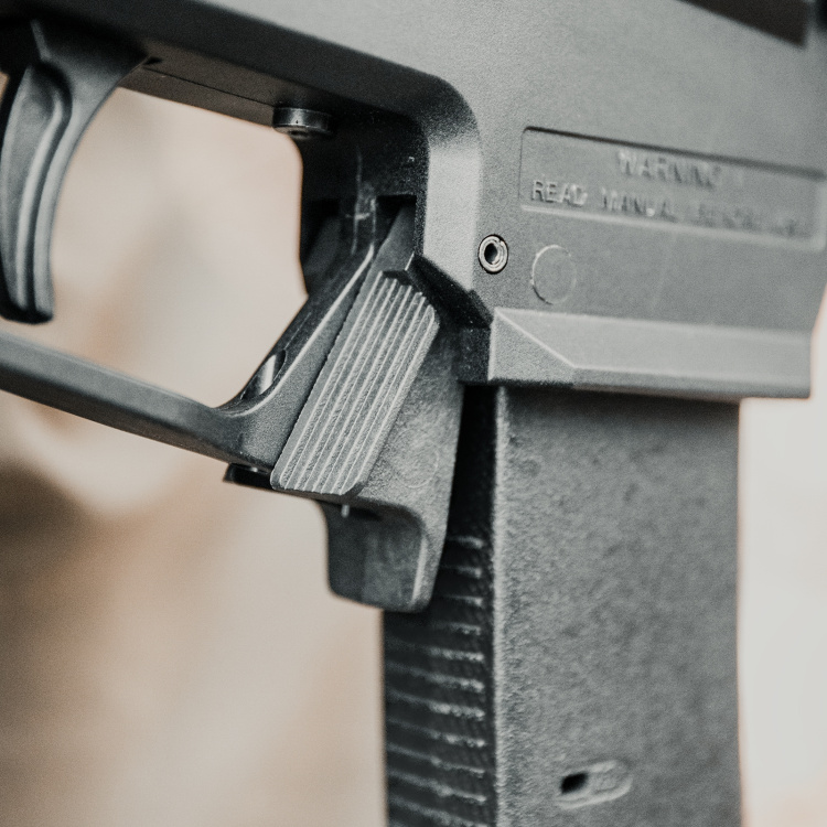 Zvětšená pojistka záchytu zásobníku CZ Scorpion EVO 3 Magpul MOE černá