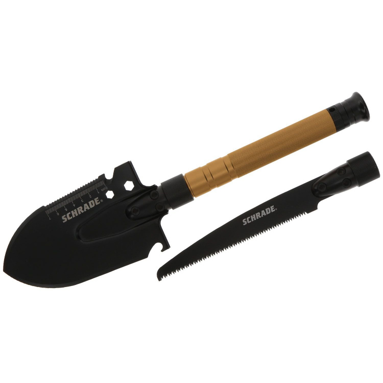 Multifunkční lopatka Schrade Frontier Shovel Saw Combo