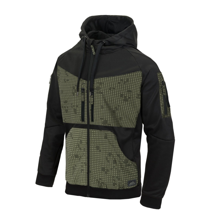 Mikina Rogue Hoodie Full Zip, černá, Helikon