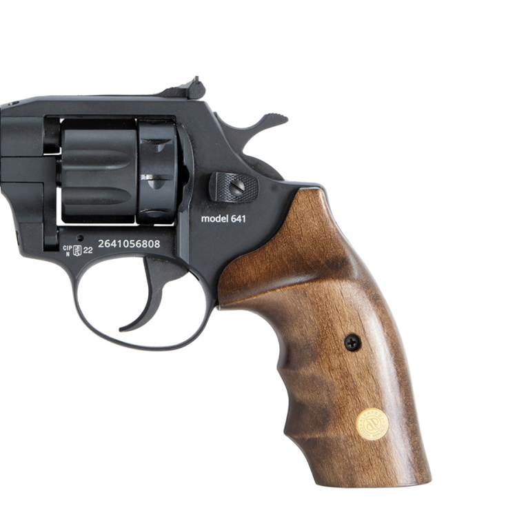 Revolver Alfa model 641 4″, 6 mm Flobert, černěný, dřevěné střenky