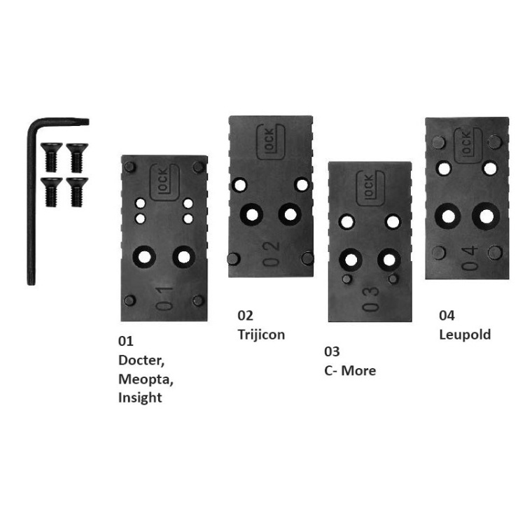 Pistole Glock 45, 9 mm Luger, Gen5, Černá