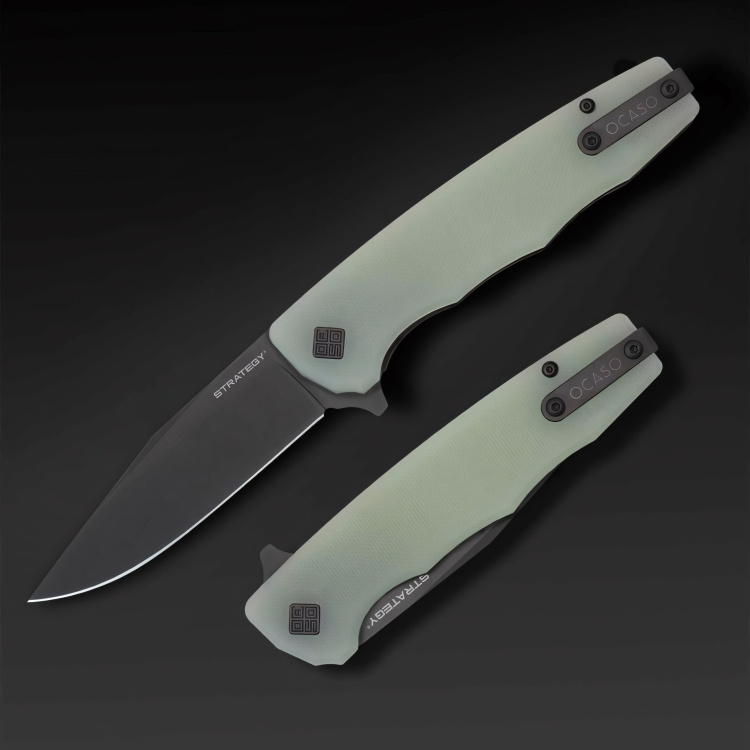 Zavírací nůž Strategy Jade G-10 &amp; Black PVD, OCASO