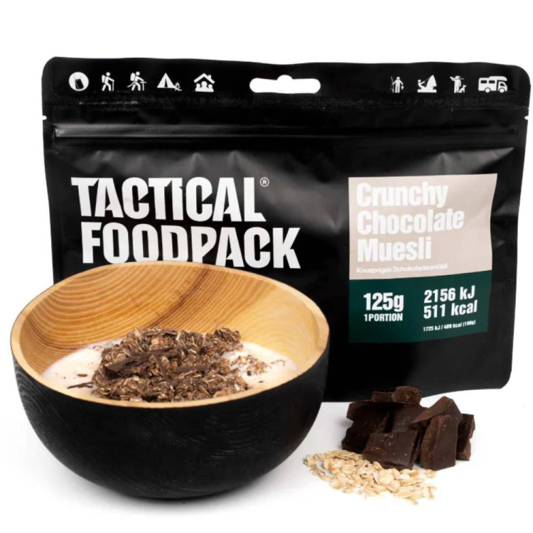 Křupavé čokoládové müsli, Tactical Foodpack