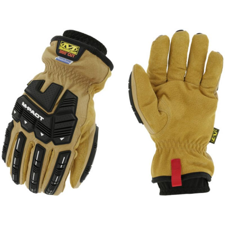 Zimní pracovní rukavice Mechanix Coldwork™ Waterproof Leather M-Pact® Driver F9-360