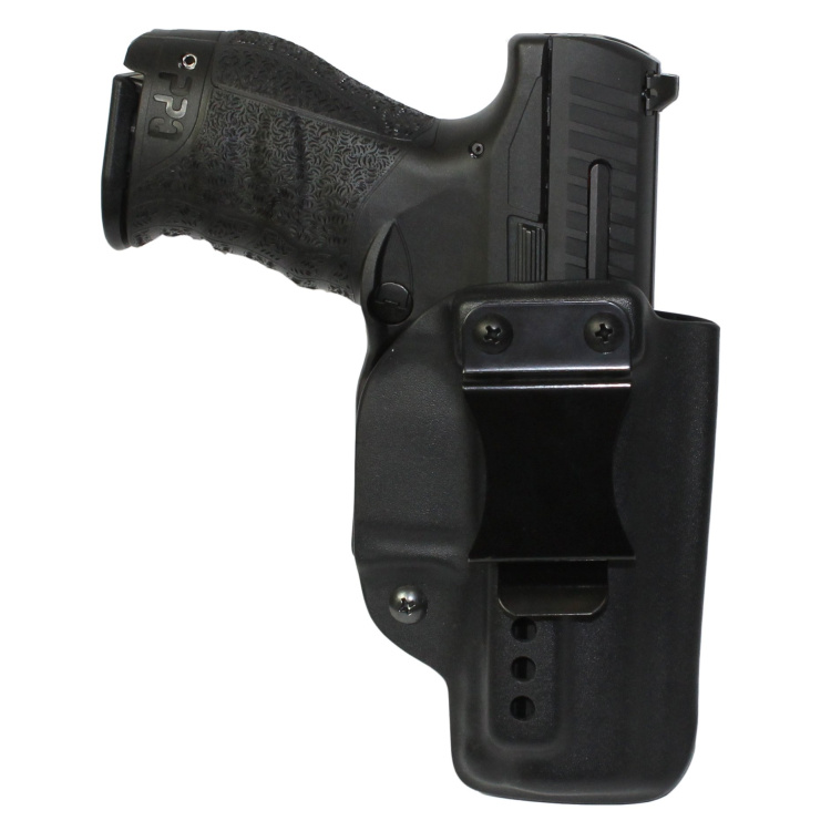 Kydexové pouzdro pro Walther PPQ M2 4″, vnitřní, černé, Flush-Clip, RH Holsters